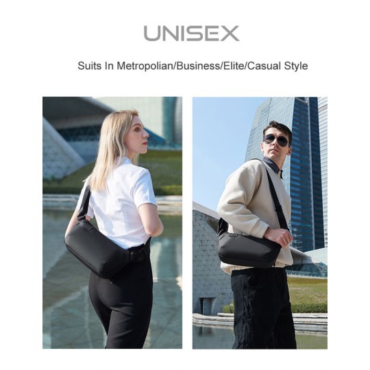 Arctic Hunter Men's Bag Sling Y00561 Black