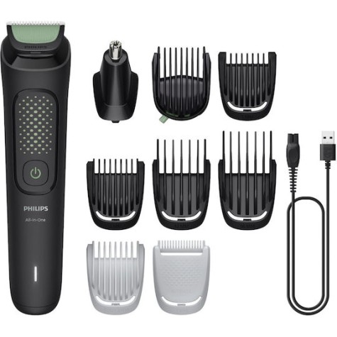 Philips Multigroom MG3946/15 Σετ Επαναφορτιζόμενης Κουρευτικής Μηχανής Μαύρο 