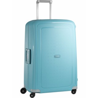 Samsonite S'cure Spinner 75/28 102 Lt Aqua Blue Travel Suitcase 