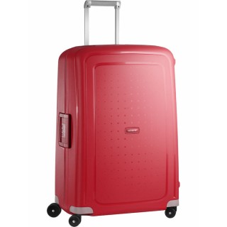 Samsonite S'cure 75/28 Μεγάλη Βαλίτσα Ταξιδίου Σκληρή Κόκκινη 75εκ.