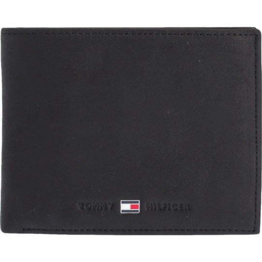 Tommy Hilfiger Leather Men's Wallet Classic Black