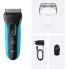 Braun Series 3 ProSkin 3040s Electric Shaver Black/Blue