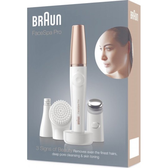 Braun SE911 FaceSpa Pro Συσκευή Αποτρίχωσης και Καθαρισμού Προσώπου