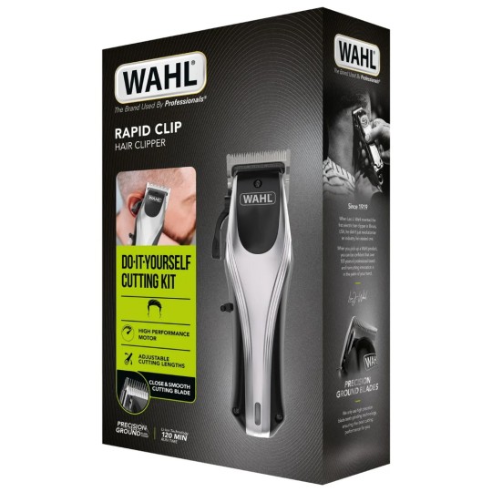 Wahl Rapid Clip Hair Clipper 09657-0460 Black