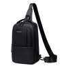 GOLDEN WOLF GXB00725 Τσάντα Crossbody 4L, Μαύρη