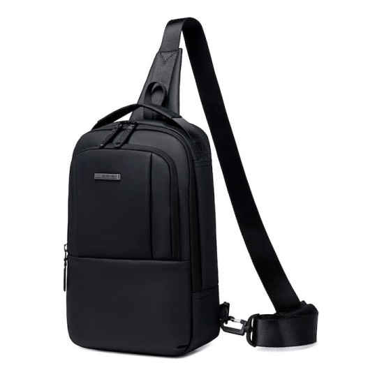 GOLDEN WOLF GXB00725 Τσάντα Crossbody 4L, Μαύρη