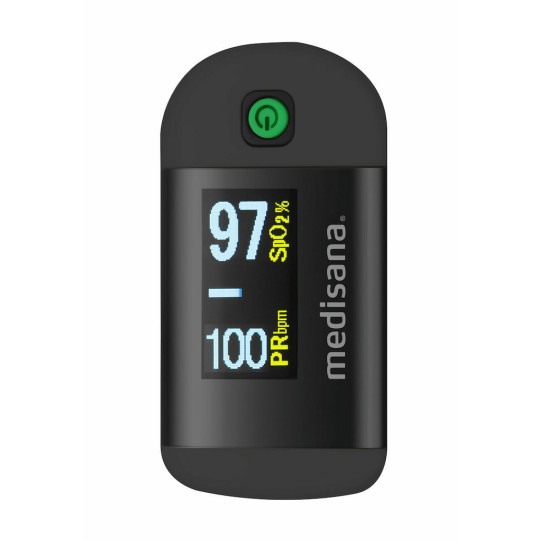 Medisana PM 100 Pulse Παλμικό Οξύμετρο Δακτύλου, Μαύρο (79454)