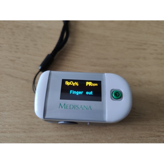 Medisana PM 100 Pulse Παλμικό Οξύμετρο Δακτύλου, Μαύρο (79454)