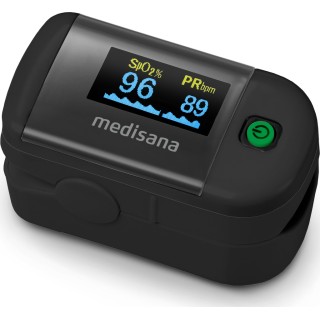 Medisana PM 100 Pulse Παλμικό Οξύμετρο Δακτύλου, Μαύρο (79454)
