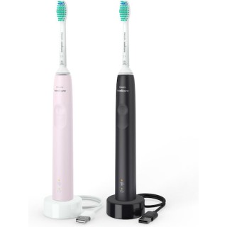 Philips Sonicare HX3675/15 Rechargeable Sonic Toothbrush Black / Sugar Rose Philips Sonicare HX3675/15 Rechargeable Sonic Toothbrush Black / Sugar Rose