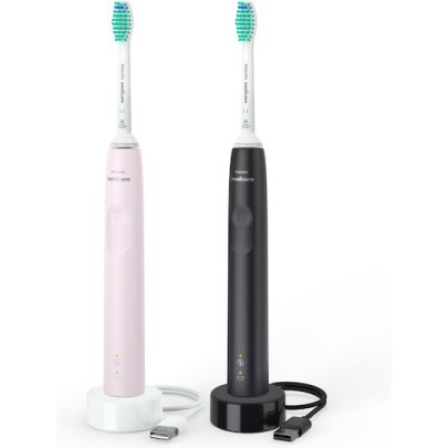 Philips Sonicare HX3675/15 Rechargeable Sonic Toothbrush Black / Sugar Rose Philips Sonicare HX3675/15 Rechargeable Sonic Toothbrush Black / Sugar Rose