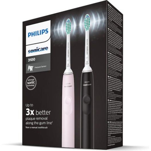 Philips Sonicare HX3675/15 Rechargeable Sonic Toothbrush Black / Sugar Rose Philips Sonicare HX3675/15 Rechargeable Sonic Toothbrush Black / Sugar Rose