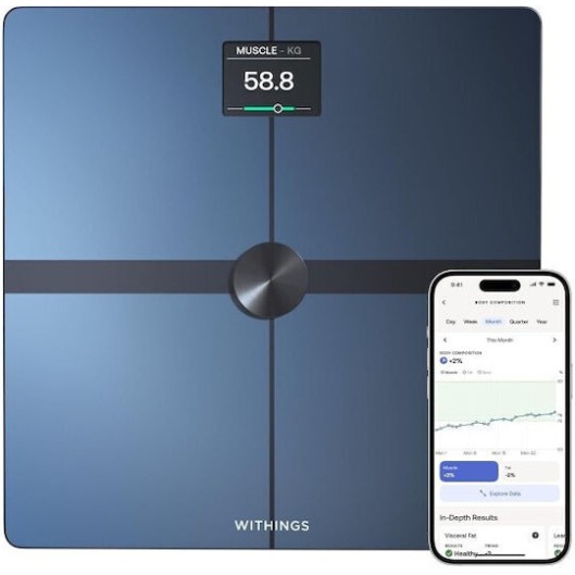 Withings Body Smart Ζυγαριά σε Μαύρο χρώμα