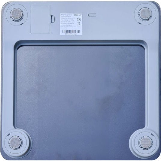 BRUNO BRN-0073 Ψηφιακή Ζυγαριά έως 180kg, Επαναφορτιζόμενη Μπλε