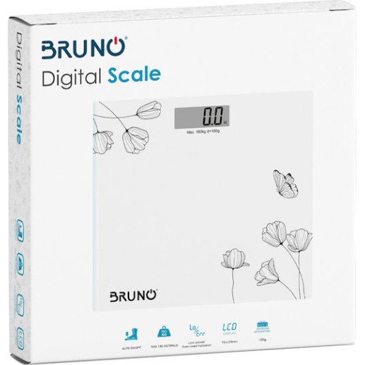 BRUNO BRN-0055 Ψηφιακή Ζυγαριά Λευκή
