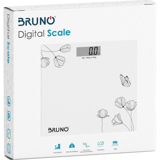 BRUNO BRN-0055 Ψηφιακή Ζυγαριά Λευκή