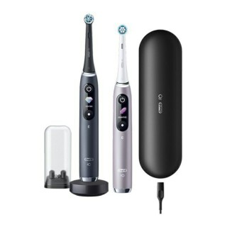 Oral-B iO9 Duo Pack Black Onyx & Rose Ηλεκτρική Οδοντόβουρτσα 2τμχ 81770087