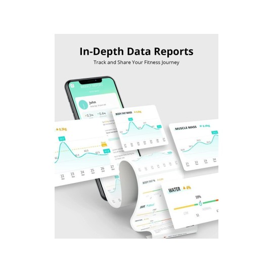 Anker Eufy Έξυπνη Ζυγαριά Wi-Fi Bluetooth Smart Scale P2 Pro Μαύρο T9149111