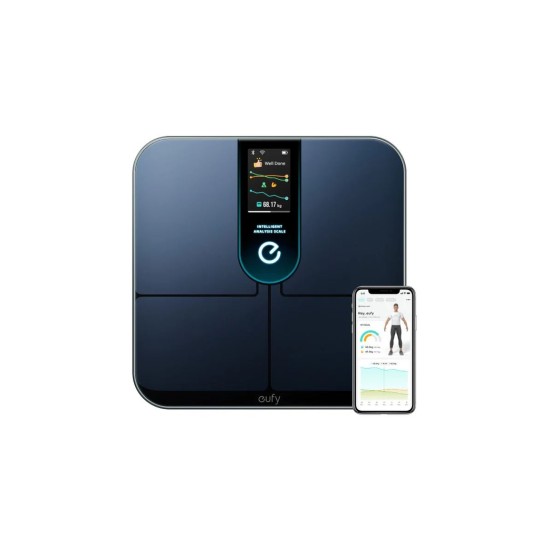 Eufy Smart Scale P3 Pro Smart Bathroom Scale with Body Fat Counter Black