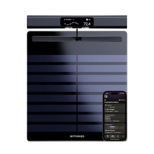 Withings BodyScan 2 Έξυπνη Ζυγαριά Σώματος Μαύρο