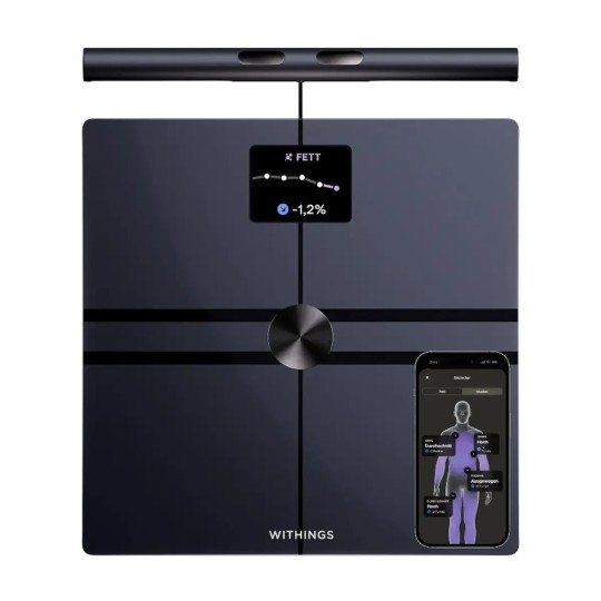 Withings Bodyfit Smart Ζυγαριά με Bluetooth Μαύρη