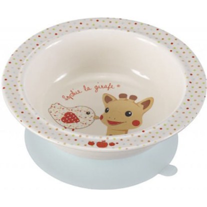 Sophie La Girafe Σετ Φαγητού "Balloon" από Μελαμίνη με Αντιολισθητική Βάση Πολύχρωμο 5τμχ