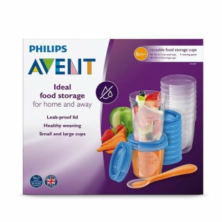 Philips Δοχείο Μπλε από Πλαστικό 41τμχ (SCF721/20)