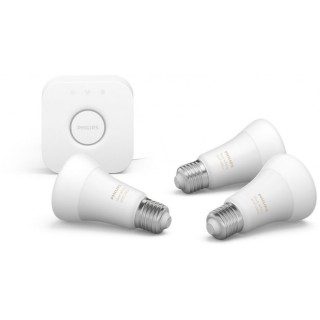 Philips Smart Λάμπες LED 9W για Ντουί E27 και Σχήμα A60 RGBW 806lm Dimmable 3τμχ