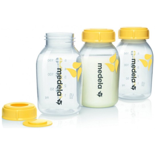 Medela Δοχεία/Μπιμπερό 150 ml 3τμχ