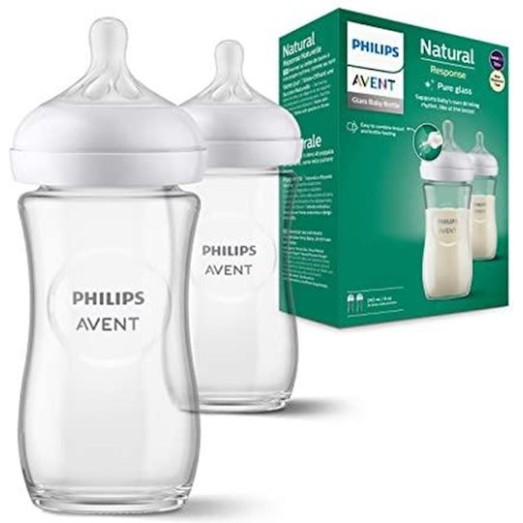 Philips Avent SCY933/02 Γυάλινο Μπιμπερό 2 τεμ. 240ml