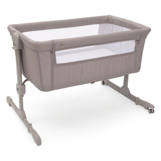 Chicco Λίκνο Next 2 Me Essential με Στρώμα και Ρόδες Γκρι 538103