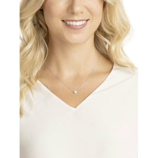 Swarovski Attract Round Κολιέ, Rhodium Plated 5408442 Swarovski Attract Round Κολιέ, Rhodium Plated 5408442