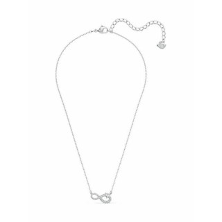 Swarovski Infinity Necklace, Infinity, White, Rhodium Plated 5520576
