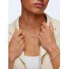 Swarovski Infinity Y Necklace, White, Rose-gold Tone Plated 5521346