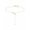 Swarovski Infinity Y Necklace, White, Rose-gold Tone Plated 5521346