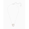 Swarovski Infinity Necklace, Double Heart, White, Mixed Metal Finish 5518868