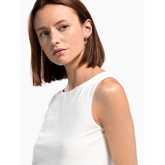 Swarovski Lifelong Heart Pierced Earrings, White, Rose-gold tone plated 5517942