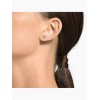 Swarovski Attract Round Pierced Earrings, White, Rhodium plating 5408436
