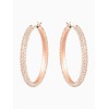 Swarovski Stone Hoop Pink Rose-Gold Tone Plated 5383938 Swarovski Stone Hoop Pink Rose-Gold Tone Plated 5383938