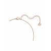 Swarovski Κολιέ Lovely Καρδιά, Λευκό, Rose-gold tone plated 5636445