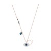 Swarovski Symbolic Evil Eye Pendant, Blue, Mixed metal finish 5172560