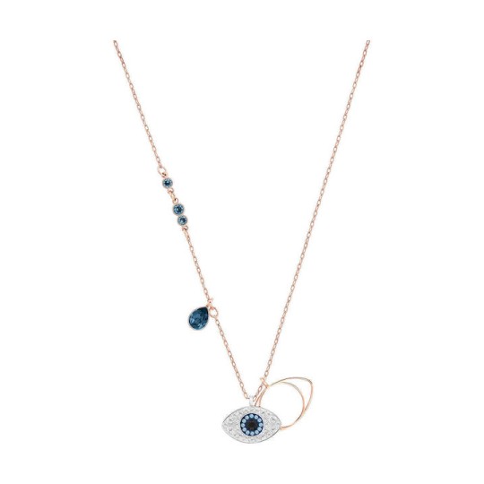 Swarovski Symbolic Evil Eye Pendant, Blue, Mixed metal finish 5172560