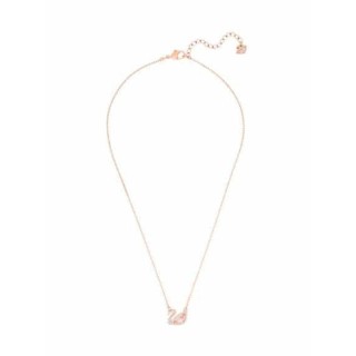 Swarovski Dazzling Swan Necklace, Swan, Pink, Rose gold-tone plated 5469989