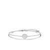 Swarovski Ginger Bangle, White, Rhodium plated 5389044 Επιροδιομένο