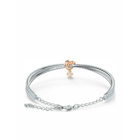 Swarovski Γυναικείο Βραχιόλι Ριβιέρα Lifelong Heart Medium 5516544