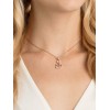 Swarovski Dazzling Swan Y Necklace, Multi-colored, Rose gold plating (5473024)