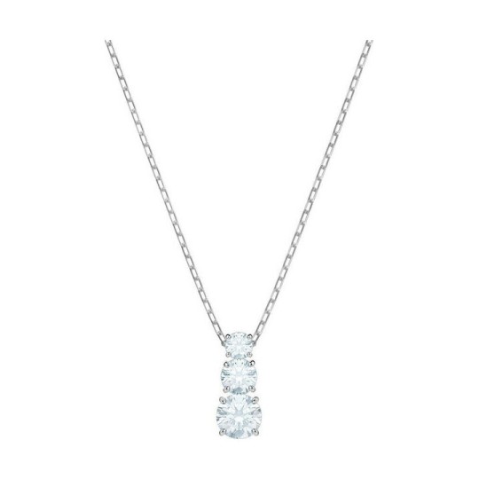 Swarovski Attract Trilogy Pendant 5414970, Λευκό, Επιροδιωμενο Swarovski Attract Trilogy Pendant 5414970, Λευκό, Επιροδιωμενο