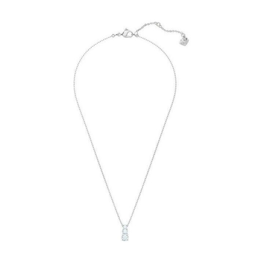Swarovski Attract Trilogy Pendant 5414970, Λευκό, Επιροδιωμενο Swarovski Attract Trilogy Pendant 5414970, Λευκό, Επιροδιωμενο
