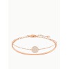 Swarovski Ginger White Rose-Gold Tone Plated 5274892 Λευκό, Επιχρυσωμένο, Ροζ Χρυσό