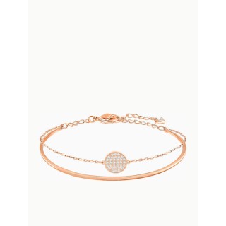 Swarovski Ginger White Rose-Gold Tone Plated 5274892 Λευκό Επιχρυσωμένο Ροζ Χρυσό